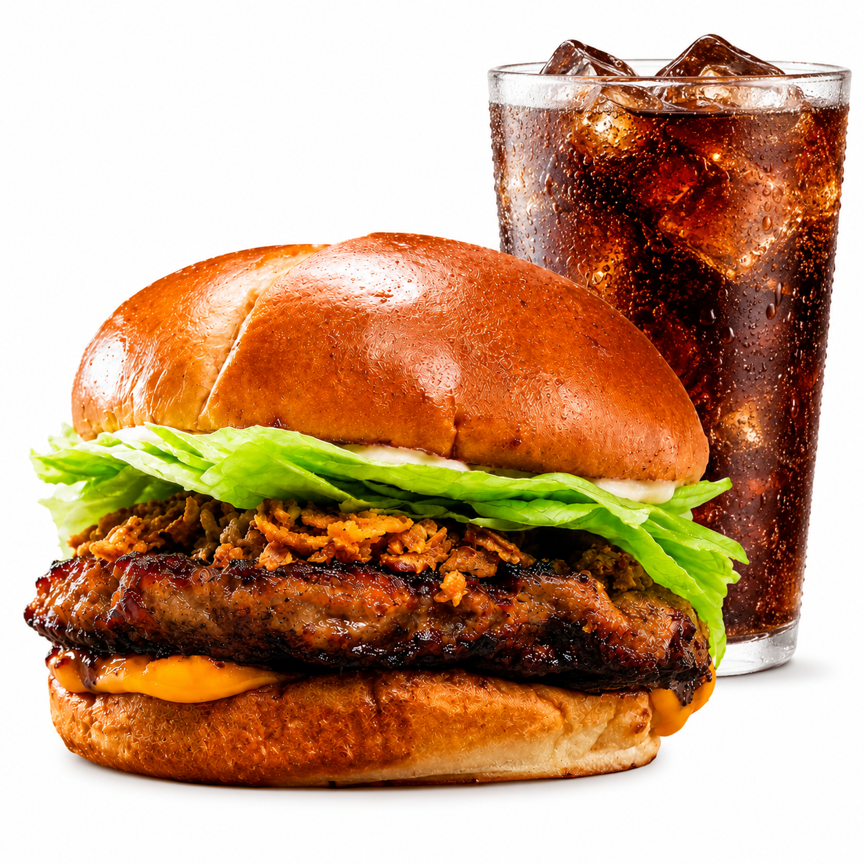 Burger + Fries + Pop Combo